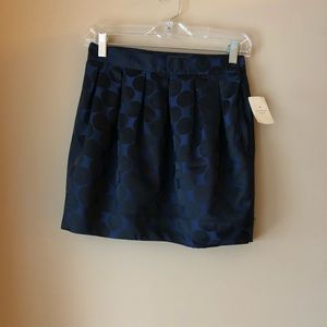 Blue and black skirt